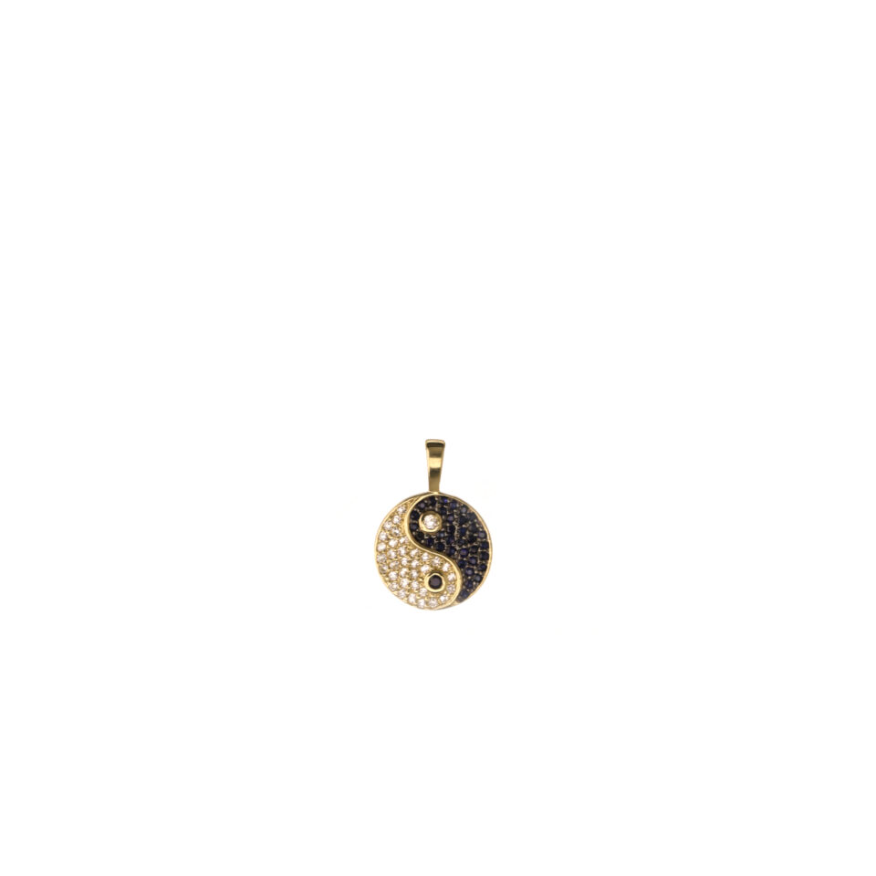 Charm per collana Yin e Yang