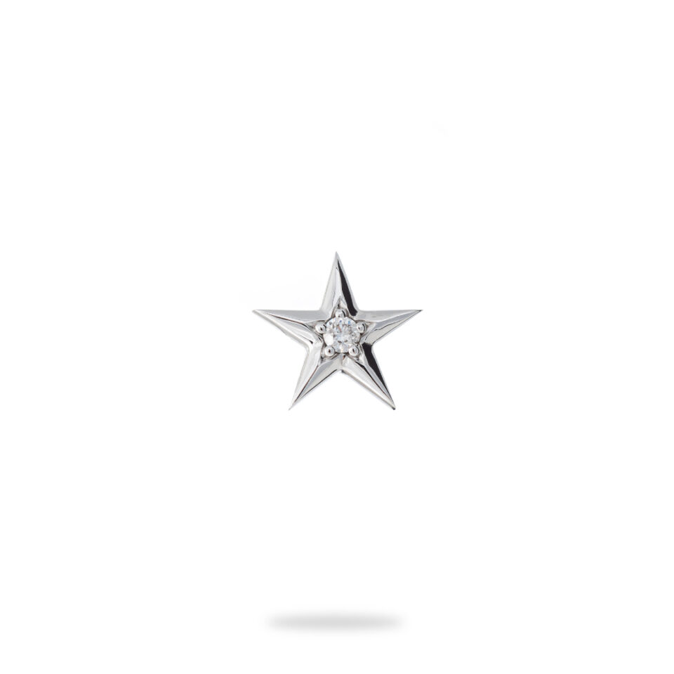 orecchino-stella-oro-bianco