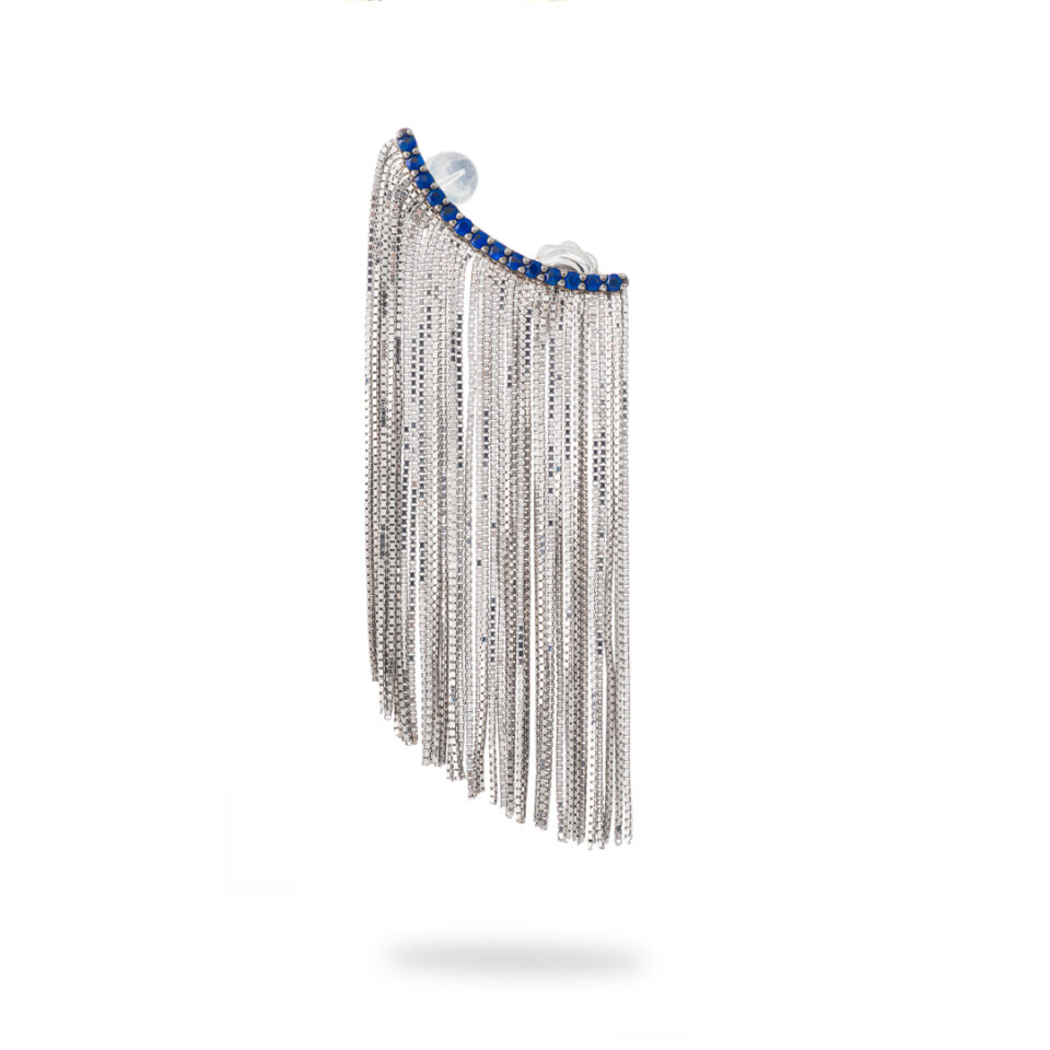 VICTORIA ORECCHINO ORO BIANCO DX