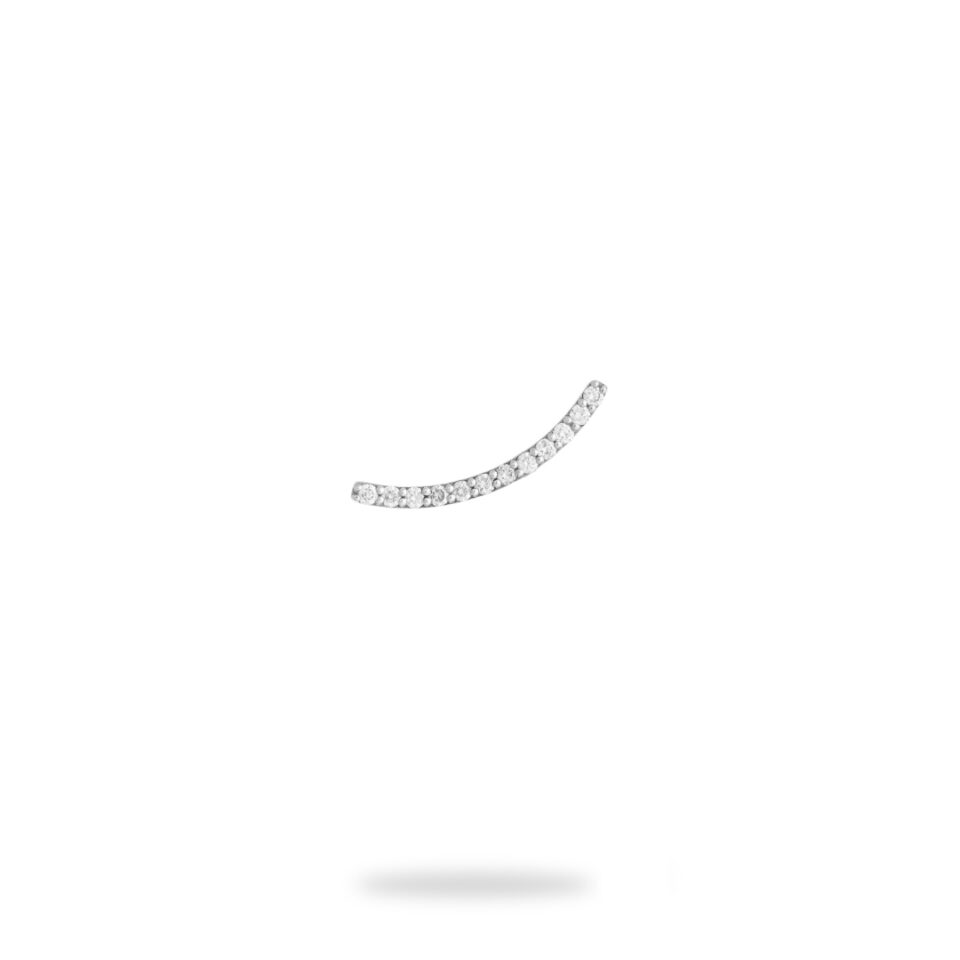 orecchini cometa bianca