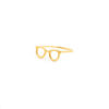 Anello Sun Glasses in oro