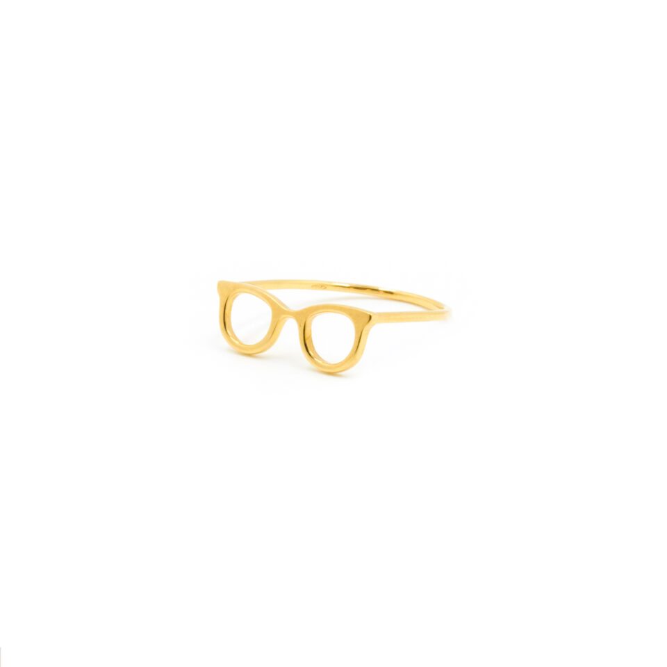 Anello Sun Glasses in oro