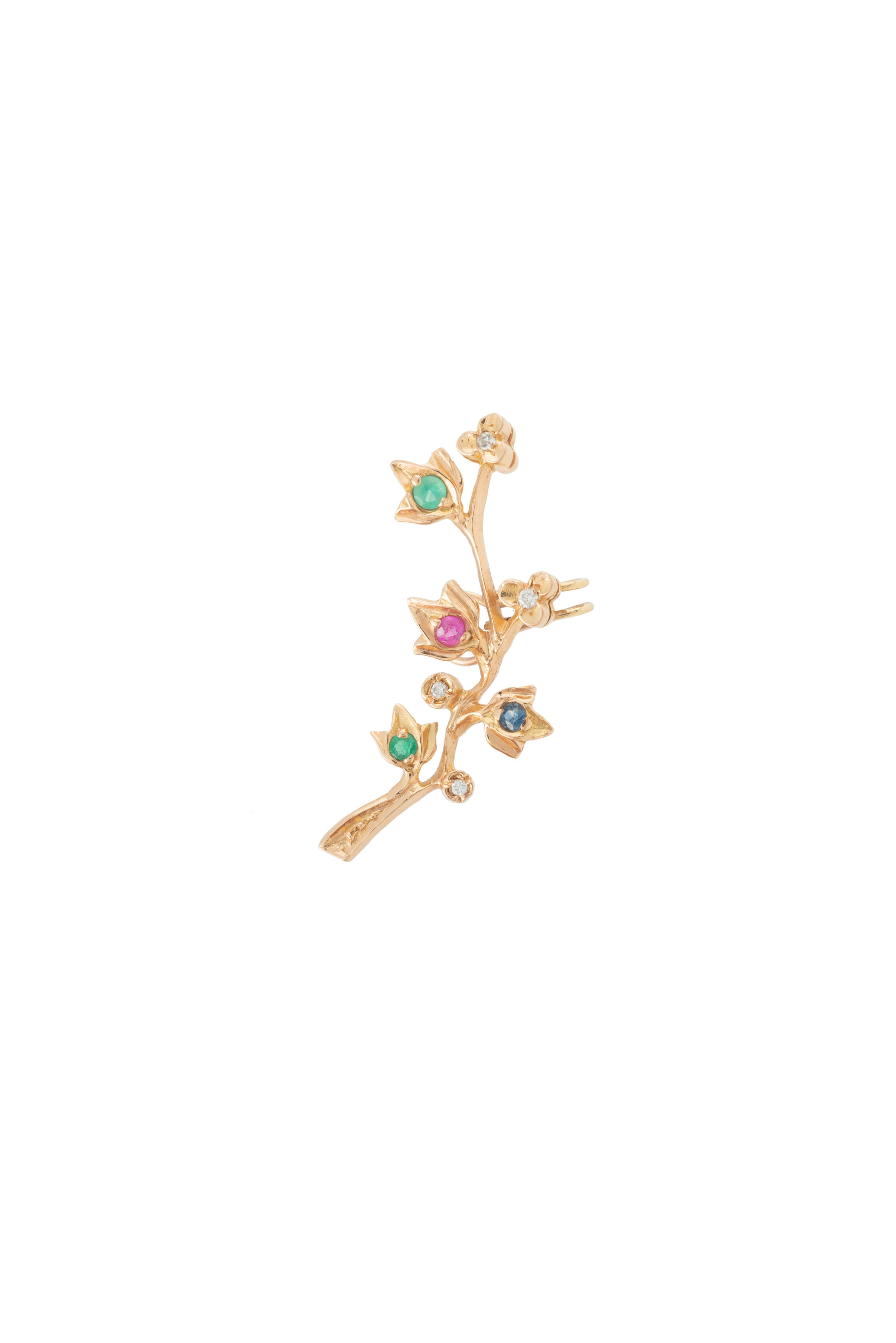 Colorful Flower Mono Earring